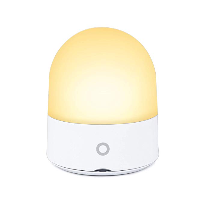 Touch Night Light Baby for Nursery Kids Led Bedside Dimmable Lamps Rechargerable Color Changing RGB Modes Dimmable Touch Control Table Lamp for Reading, Sleeping, and Relaxing. Warm White