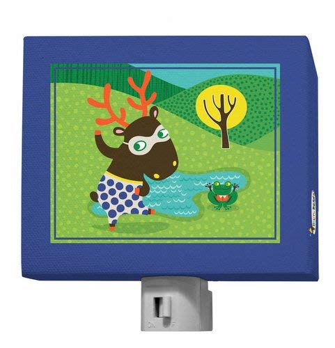 Oopsy Daisy Funky Woodland Creatures Night Light, Boy, 5