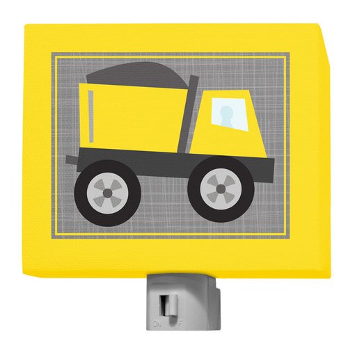 Oopsy Daisy Ways to Wheel Dump Truck Night Light, Yellow, 5