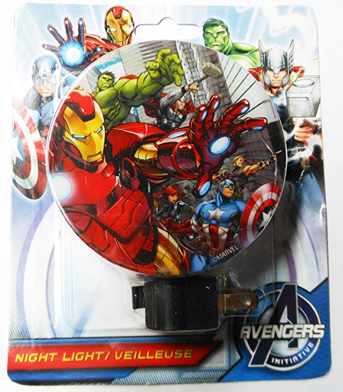 Marvel Avengers Night Light - Incredible Hulk, Captain America, Iron Man & Thor