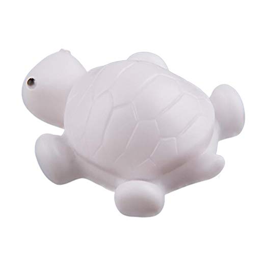 Kanzd Turtle LED 7 Colours Changing Night light Lamp Party Colorful Night Lights Kids Bedroom Decor (White)