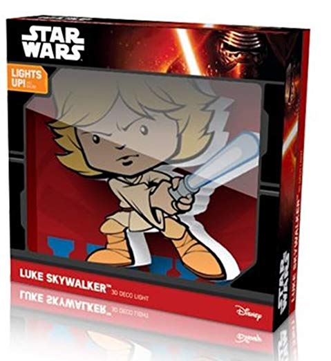 Star Wars Deco Mini 3D Cordless LED Wall Night Light Luke Skywalker