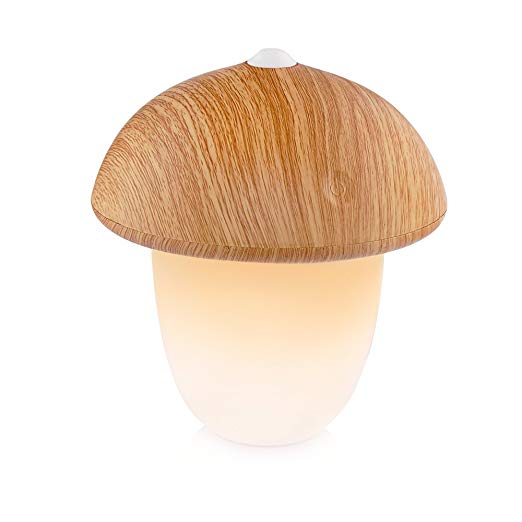 LED Night Light Dimmable Touch Sensor Beside Lamp,Tsumbay USB Rechargable Mushroom Decorative Lights for Kids Room Bedroom Nursery